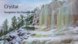  Presentation with new year - Cool new PPT theme with photo and eco-tourism backdrop and a light blue colored foreground