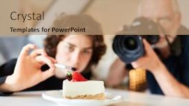  Presentation with legislative committee assistant - Presentation theme consisting of photo-assistant-and-photographer-styling background and a coral colored foreground