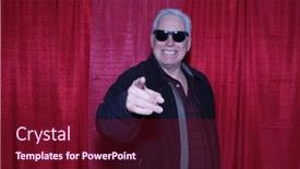  Presentation with events - Theme with photo-booth-a-man-smile background and a tawny brown colored foreground