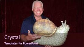  Presentation with party time - Theme enhanced with photo-booth-a-man-smiles and a  colored foreground