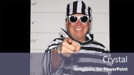  Presentation with party time - PPT layouts having photo-booth-a-man-wears and a  colored foreground