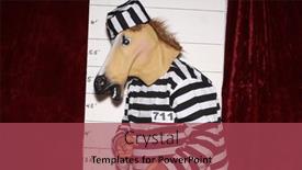  Presentation with party time - Slide deck with photo-booth-a-man-wears and a red colored foreground