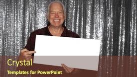  Presentation with party time - Presentation enhanced with photo-booth-a-smiles background and a tawny brown colored foreground