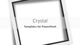  Presentation with frame - Theme enhanced with photo-frame-empty-isolated background and a white colored foreground