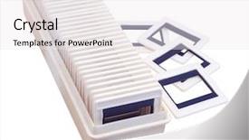  Presentation with photo show - Cool new presentation theme with photo frame for slide show backdrop and a  colored foreground