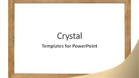  Presentation with frame - Slide set consisting of photo frame isolated on white background and a white colored foreground