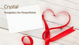  Presentation with greeting card - Amazing theme having photo frame or greeting card backdrop and a sky blue colored foreground