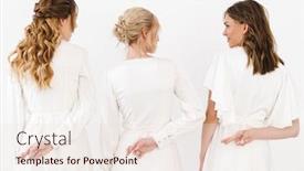  Presentation with good luck - Presentation design consisting of photo-from-back-of-happy background and a lemonade colored foreground