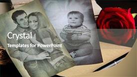  Presentation with memories - Theme having photo memeories - vintage memories close up background and a gray colored foreground