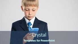  Presentation with blue formal - Amazing slides having photo-of-a-businessman-boy backdrop and a ocean colored foreground