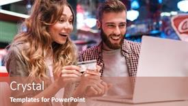  Presentation with street food - Amazing PPT layouts having photo-of-a-cute-emotional backdrop and a coral colored foreground