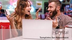  Presentation with street food - Presentation theme having photo-of-a-cute-surprised background and a lemonade colored foreground