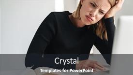  Presentation with negative - Theme enhanced with photo-of-a-displeased-negative background and a wine colored foreground