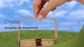  Presentation with hill - Presentation with abstraction illustrated background for various design artwork background and a black colored foreground