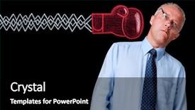  Presentation with mechanical - Theme featuring a handrawn chalk boxing background and a black colored foreground