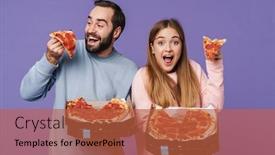  Presentation with purple wall - Theme with photo-of-a-positive-emotional background and a red colored foreground