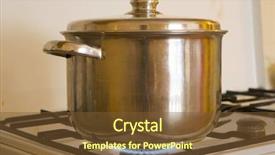  Presentation with flames - Beautiful theme featuring the flames of kitchen backdrop and a tawny brown colored foreground