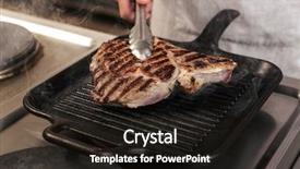  Presentation with grilling - Presentation featuring chiefs - photo of adult man chief background and a  colored foreground