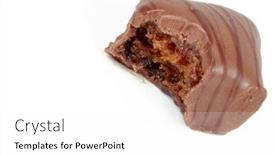  Presentation with liqueur - Cool new theme with photo of bitten liqueur honey bread backdrop and a white colored foreground