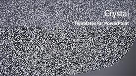  Presentation with noise - Slide set enhanced with photo of digital television noise background and a gray colored foreground