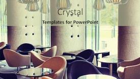  Presentation with area - PPT theme having photo-of-hotel-reception-area background and a soft green colored foreground