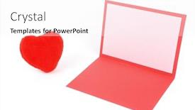  Presentation with love - Beautiful PPT layouts featuring photo-of-i-love-greeting backdrop and a sky blue colored foreground