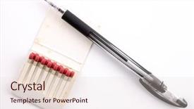  Presentation with note - Amazing theme having photo-of-maches-note backdrop and a lemonade colored foreground