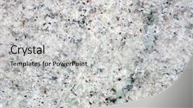  Presentation with marble tile texture stone wall - PPT theme featuring photo of marble stone serie background and a light gray colored foreground