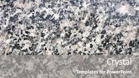  Presentation with marble - PPT theme with photo of marble stone serie background and a gray colored foreground