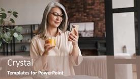  Presentation with amazing - Cool new slides with photo-of-mature-amazing-concentrated backdrop and a coral colored foreground