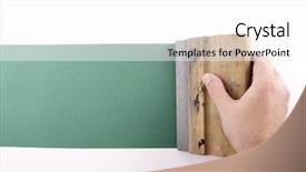  Presentation with photo album cover - Amazing slide set having photo of printmaking backdrop and a white colored foreground