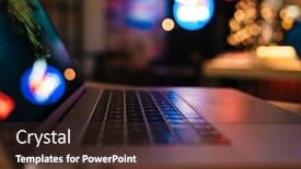  Presentation with neon - Colorful slides enhanced with photo-of-qualitative-modern-laptop backdrop and a wine colored foreground