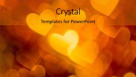  Presentation with gold red - Slides consisting of photo of red and golden background and a gray colored foreground