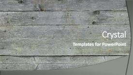  Presentation with barn wood - Cool new slide deck with photo of rustic weathered barn backdrop and a gray colored foreground