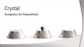  Presentation with shell - Cool new presentation with photo of shell game backdrop and a white colored foreground