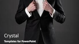  Presentation with black man - Cool new presentation with photo-of-stylish-man backdrop and a dark gray colored foreground