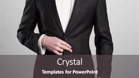  Presentation with black man - Slides consisting of photo-of-stylish-man background and a dark gray colored foreground