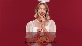  Presentation with thinking - Colorful slide set enhanced with photo of thinking happy dreaming woman angel in carnival costume isolated over red wall background holding pumpkin candy box backdrop and a tawny brown colored foreground