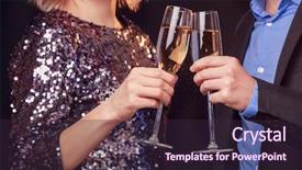  Presentation with black men - Cool new PPT theme with photo of woman in brilliant backdrop and a wine colored foreground