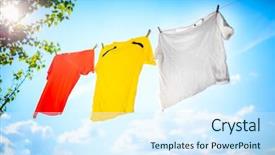  Presentation with blue orange white - Audience pleasing PPT theme consisting of photo of yellow white backdrop and a sky blue colored foreground