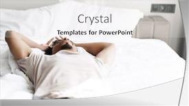  Presentation with photo - Beautiful presentation featuring photo-of-young-african-american backdrop and a white colored foreground