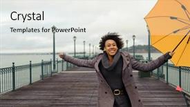  Presentation with religious african american - Colorful PPT theme enhanced with photo of young african american backdrop and a white colored foreground