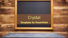  Presentation with picture frame - Slide deck with photo-picture-frame-on-wooden background and a red colored foreground