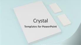  Presentation with blue business - Colorful slides enhanced with photo realism - blank flyer poster brochure mockup backdrop and a white colored foreground