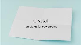  Presentation with brochure - Beautiful presentation theme featuring photo realism - blank flyer poster brochure mockup backdrop and a light gray colored foreground