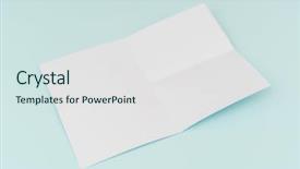  Presentation with brochure - Amazing theme having photo realism - blank flyer poster brochure mockup backdrop and a sky blue colored foreground