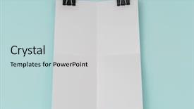  Presentation with brochure - PPT theme consisting of photo realism - blank flyer poster brochure mockup background and a  colored foreground