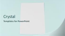  Presentation with brochure - Slide deck featuring photo realism - blank flyer poster brochure mockup background and a sky blue colored foreground