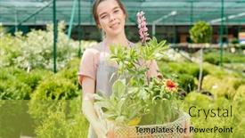  Presentation with photo collage - Slide set consisting of photo-realistic-digital-collage background and a yellow colored foreground