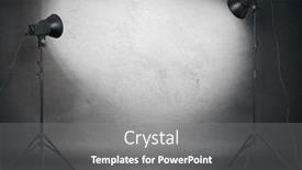  Presentation with old photo - Theme having photo-studio-in-old-room background and a gray colored foreground